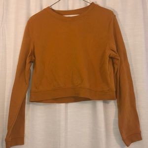 H&M long sleeve crop top